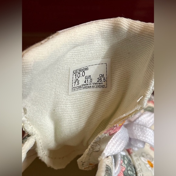 Vans Doheny Desert Floral Marshmallow Womans 10 Tan Sneaker Low Top New In Box - Picture 15 of 16